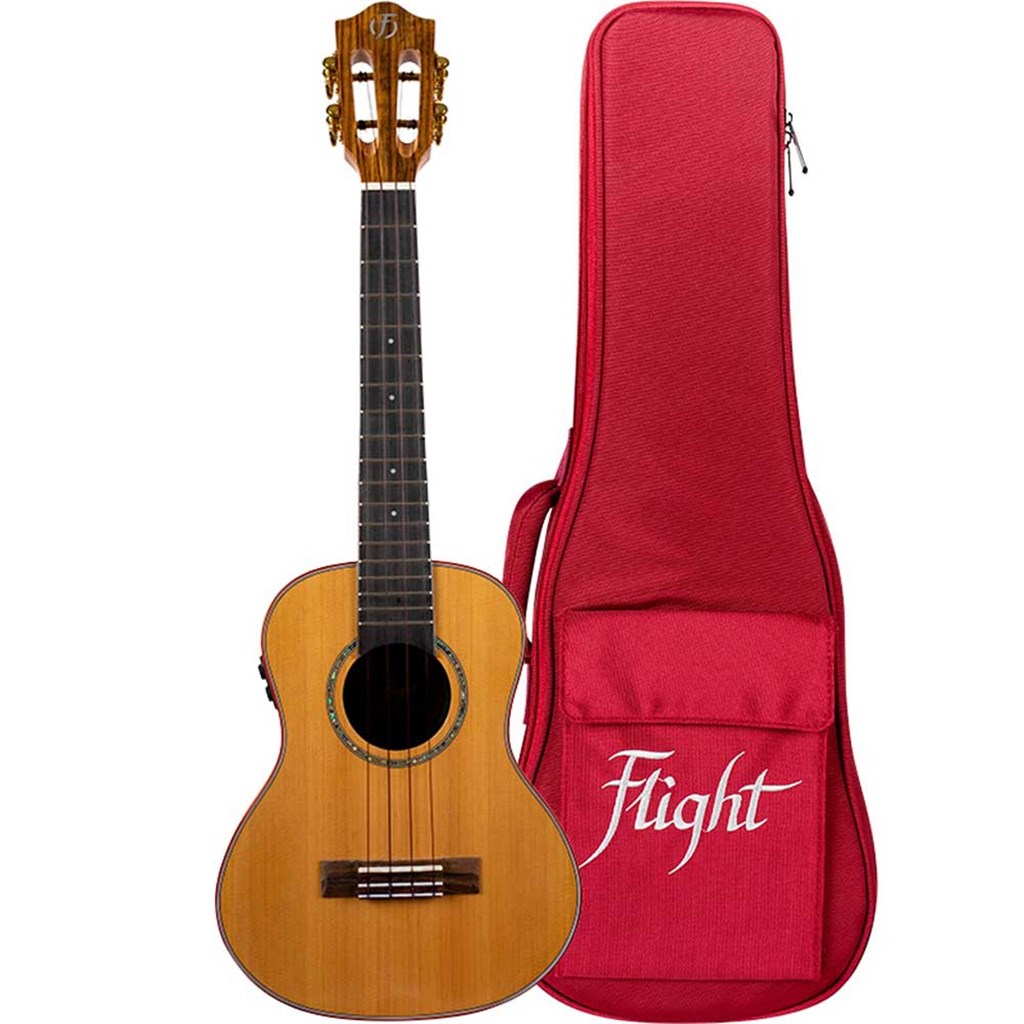 Flight: Diana Tenor Electro Ukulele - SoundWave PU